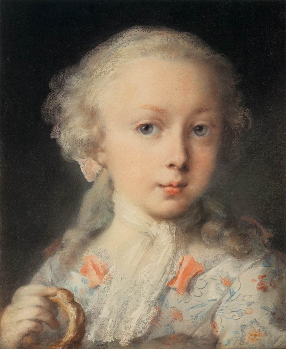 Young Lady of the Le Blond Family by CARRIERA, Rosalba