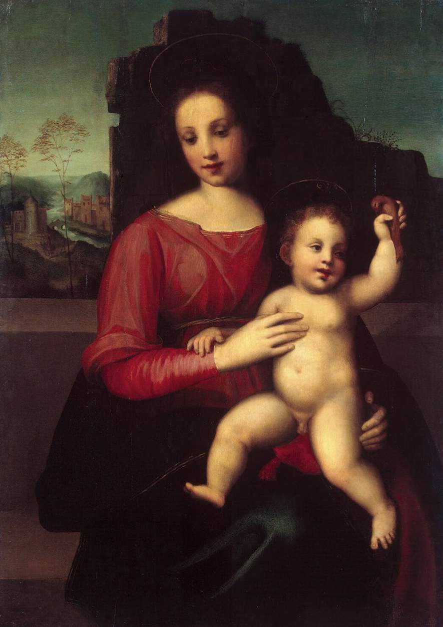 Madonna with Child by FRANCIABIGIO