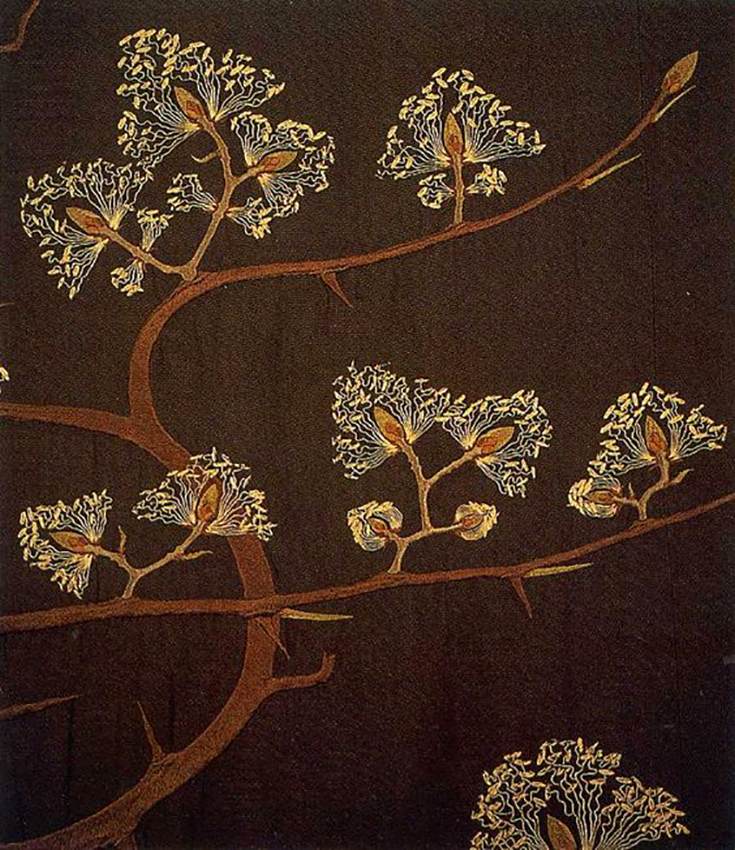 Blossoming Tree (wall hanging, detail) by