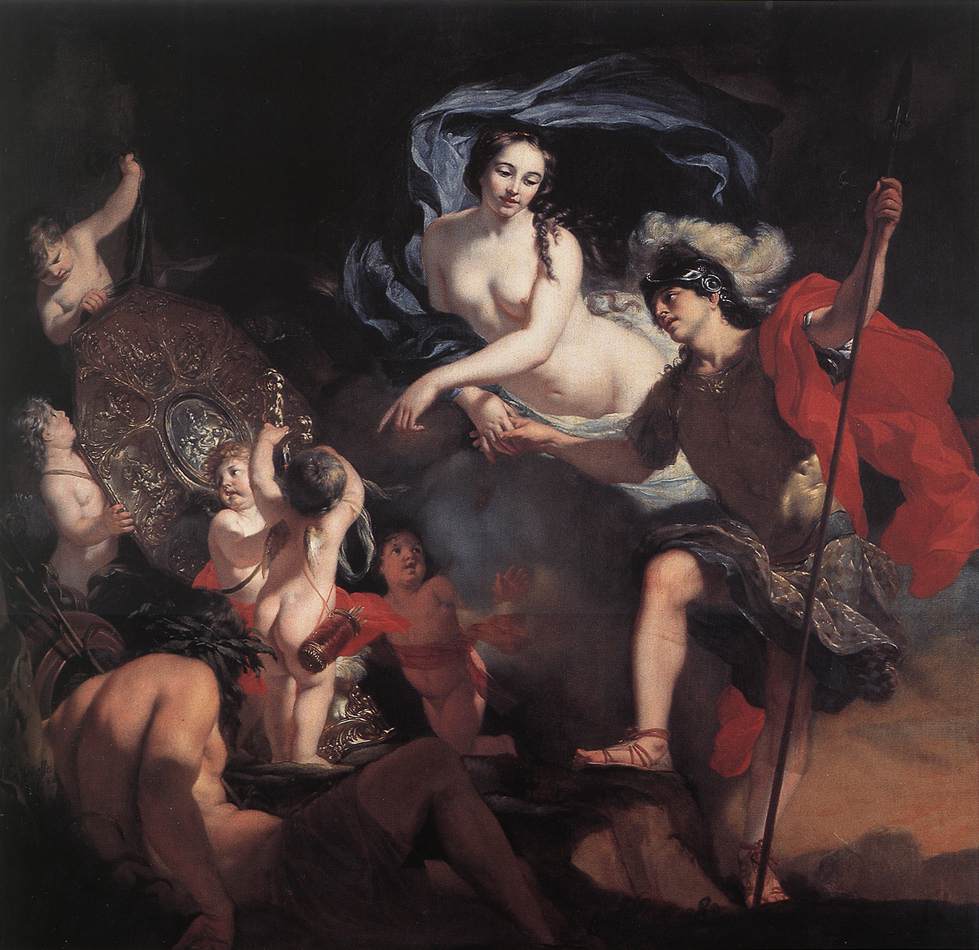 Venus Presenting Weapons to Aeneas by