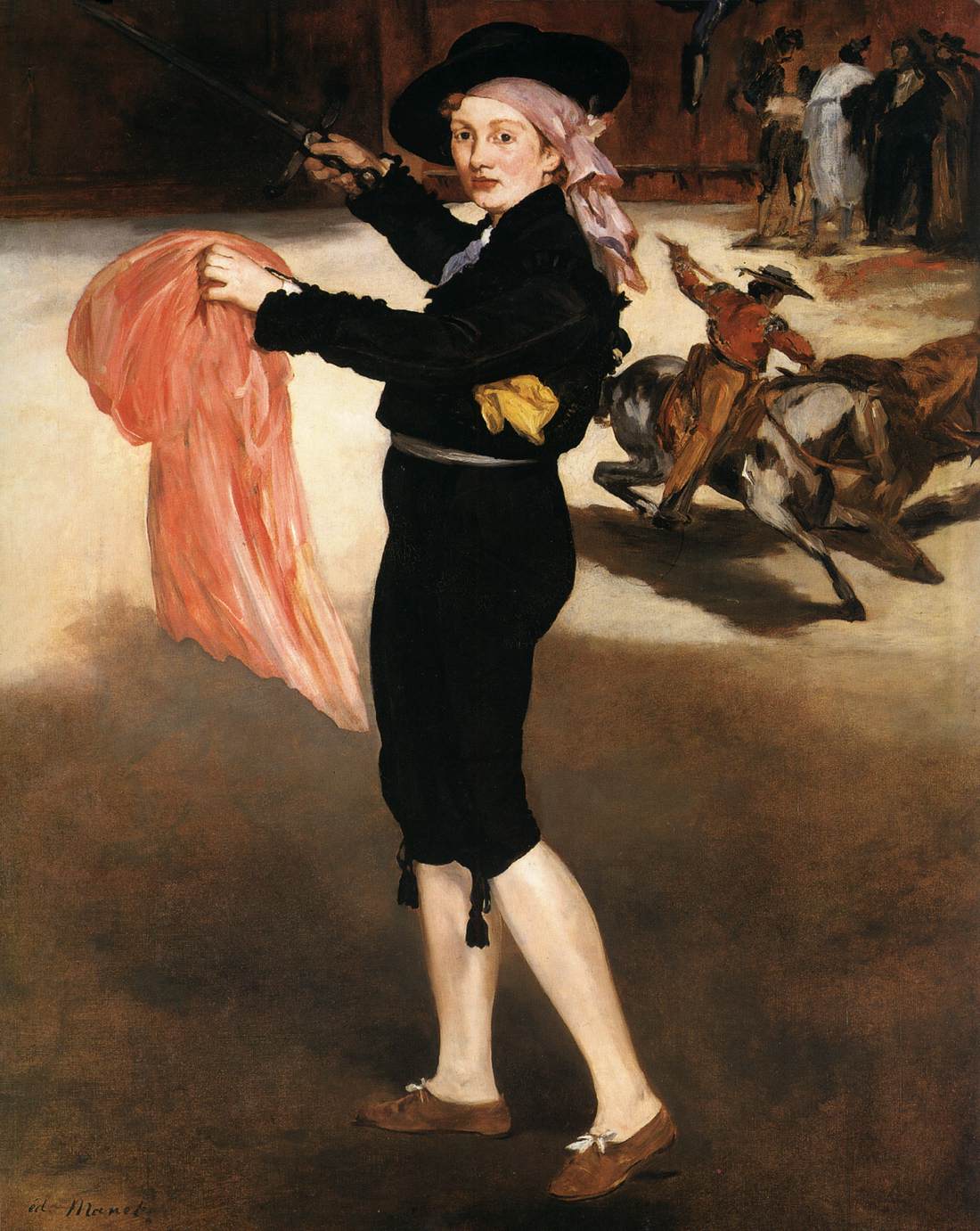 Mademoiselle V... in the Costume of an Espada by MANET, Edouard