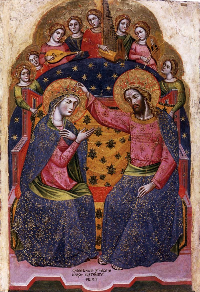 Coronation of the Virgin by CATARINO