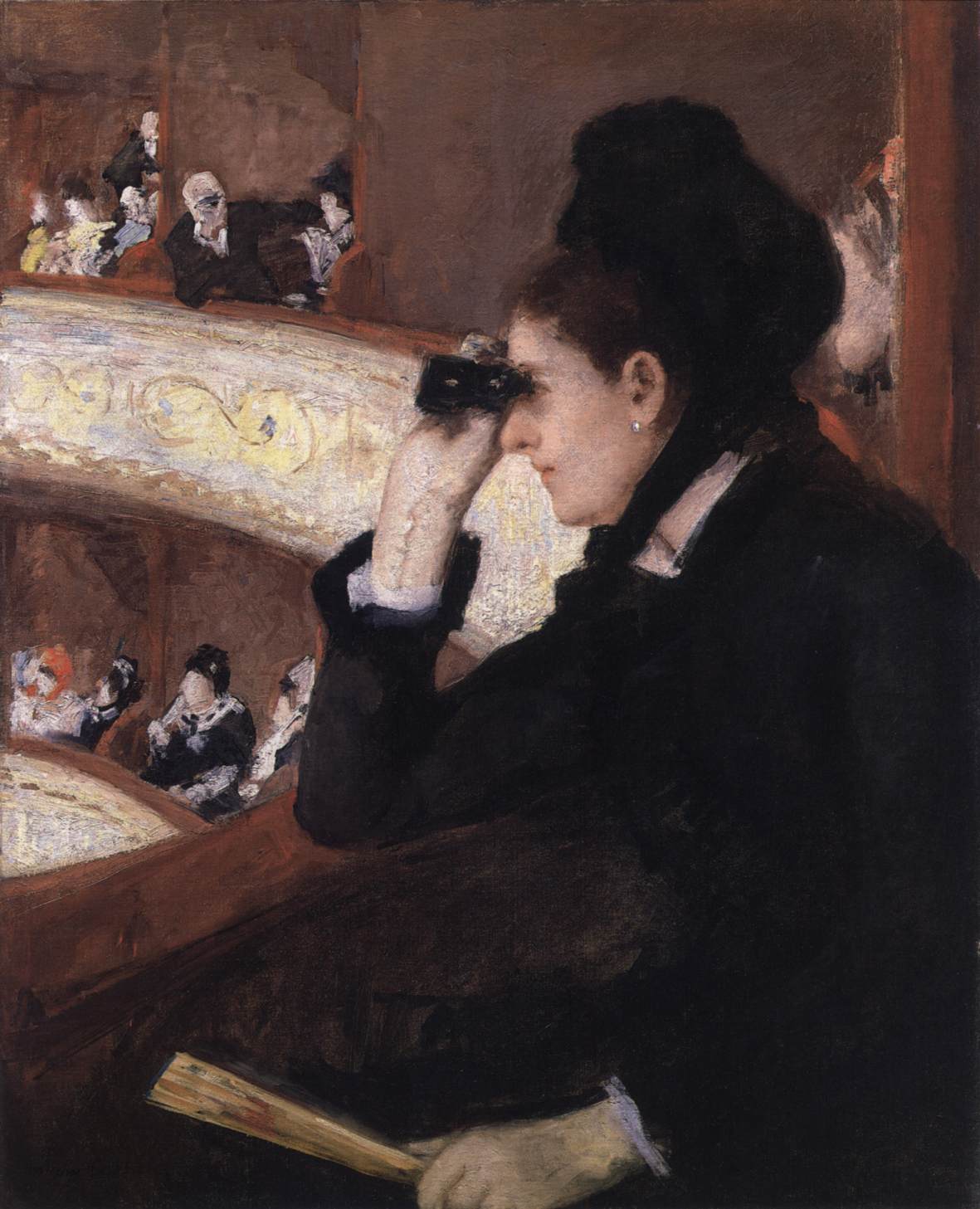 In the Loge by CASSATT, Mary