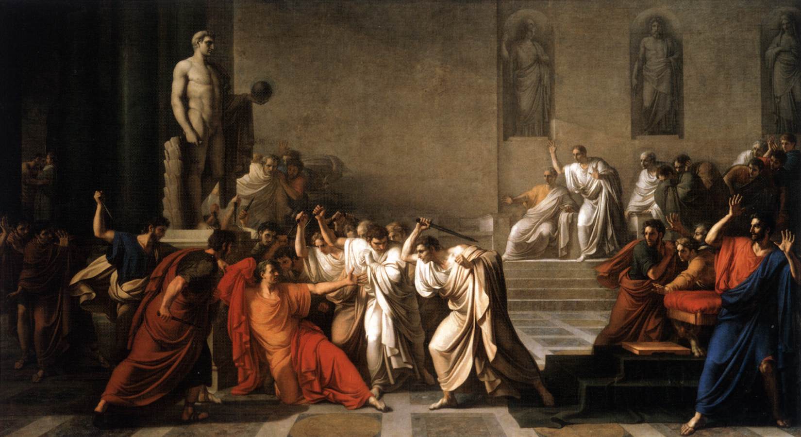 The Death of Julius Caesar by CAMUCCINI, Vincenzo