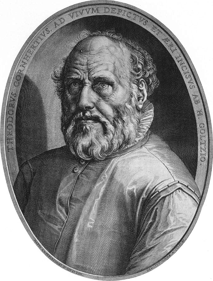 Dirck Volkertsz Coornhert by GOLTZIUS, Hendrick