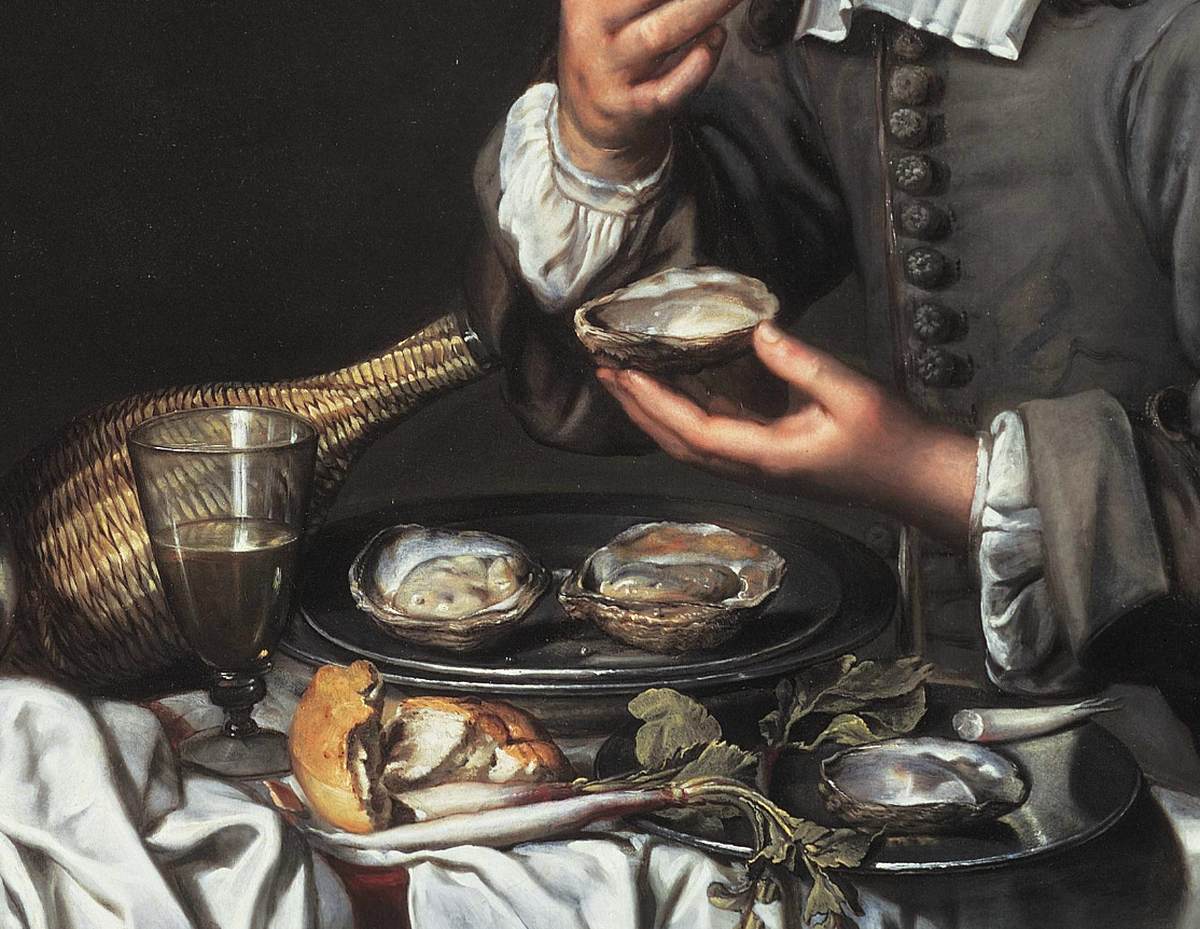 The Oyster Eater (detail) by