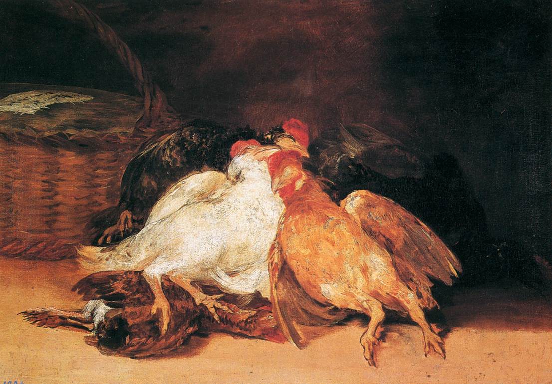 Dead Birds by GOYA Y LUCIENTES, Francisco de