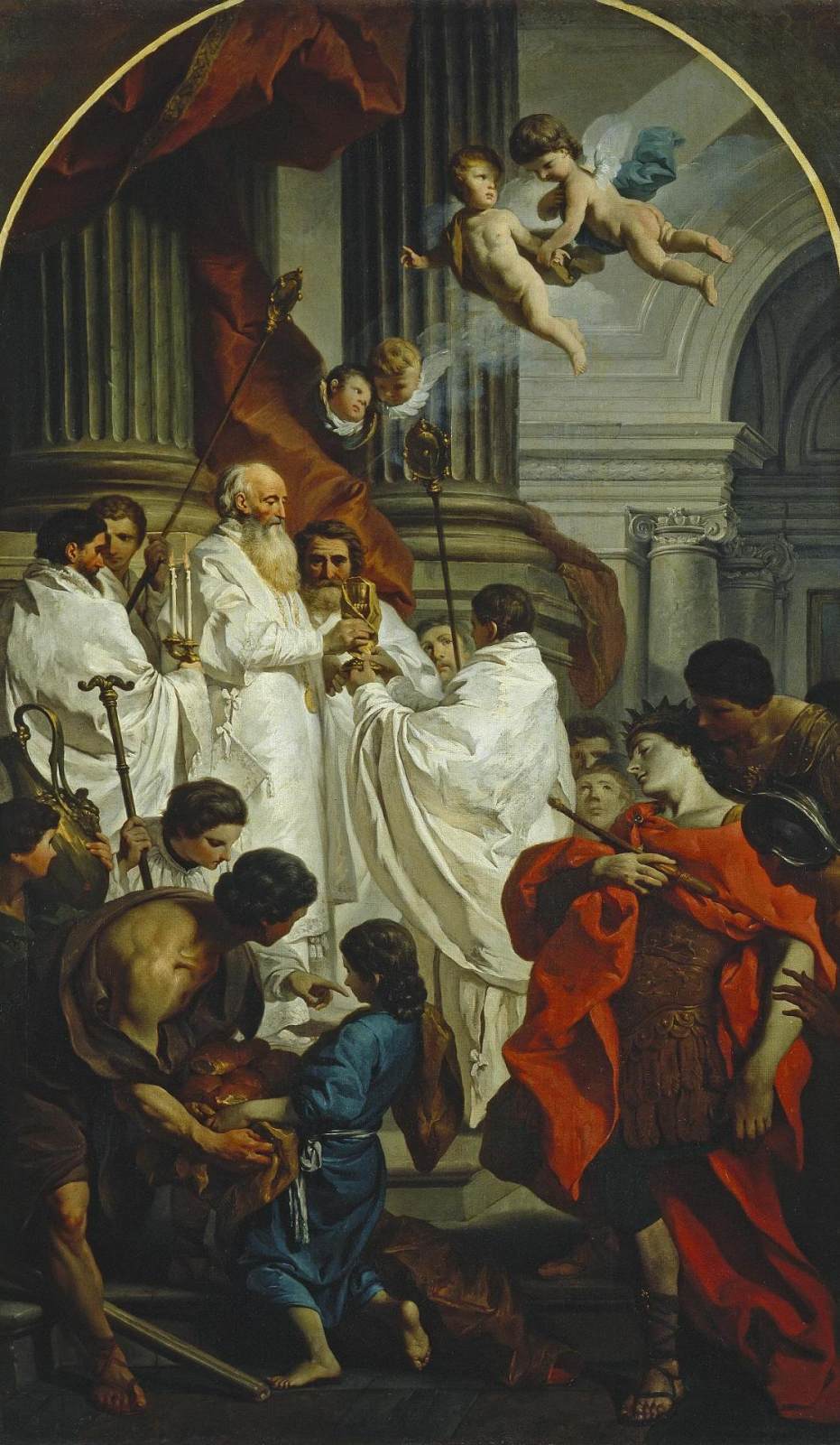 The Mass of Saint Basil by SUBLEYRAS, Pierre