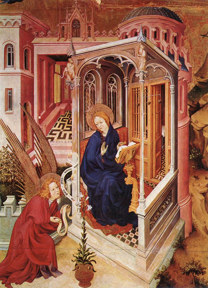 The Annunciation by BROEDERLAM, Melchior