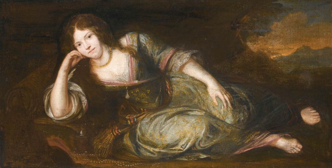 Portrait of a Lady, in the Guise of Mary Magdalen by WRIGHT, John Michael