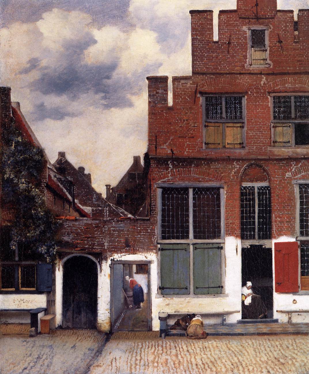 The Little Street by VERMEER, Johannes