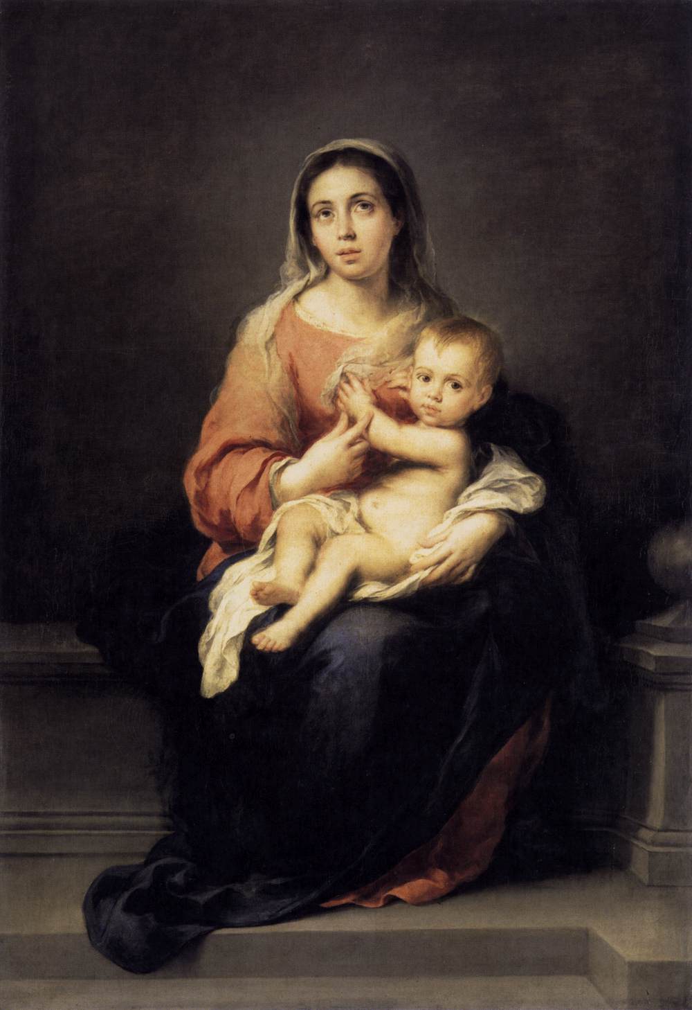 Madonna and Child by MURILLO, Bartolomé Esteban