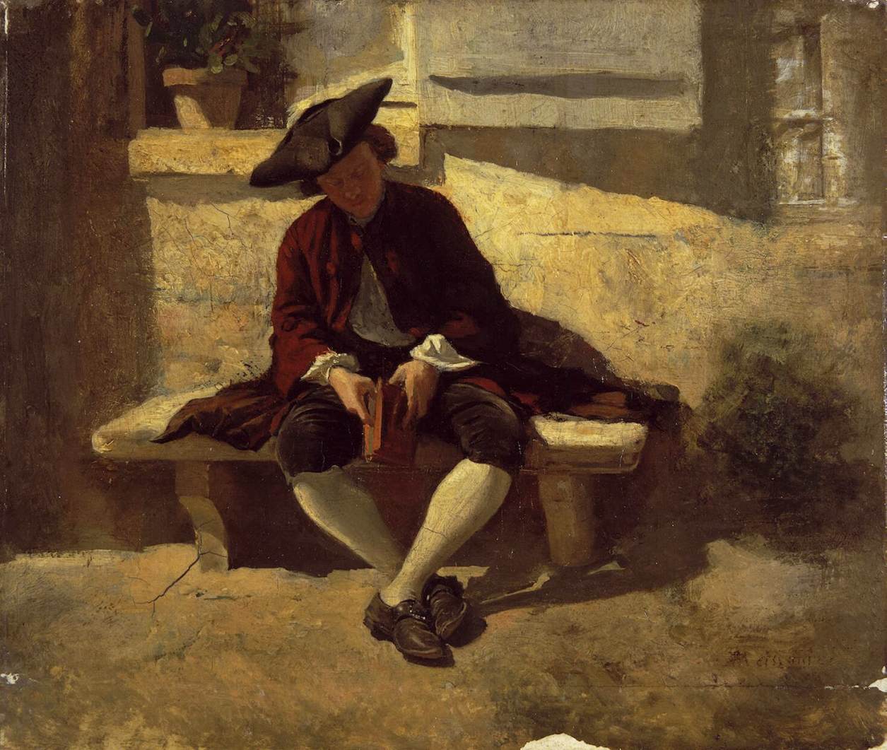 Young Man with a Book by