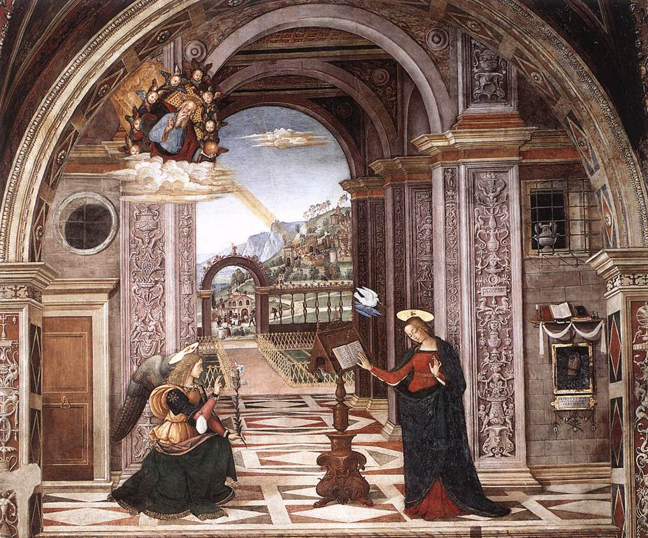 The Annunciation by PINTURICCHIO