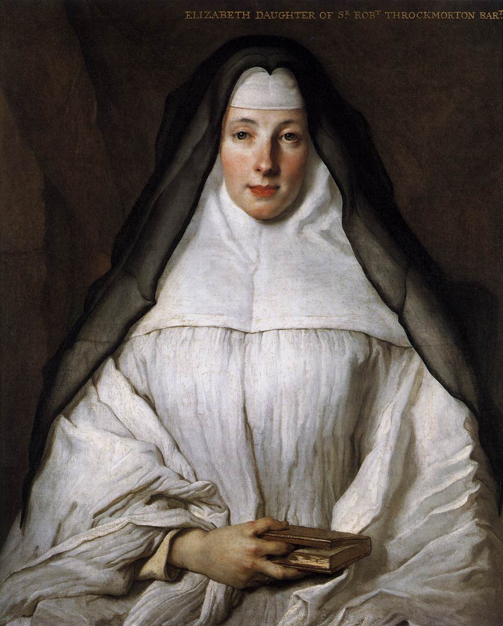 Elizabeth Throckmorton, Canoness of the Order of the Dames Augustines Anglaises by LARGILLIÈRE, Nicolas de