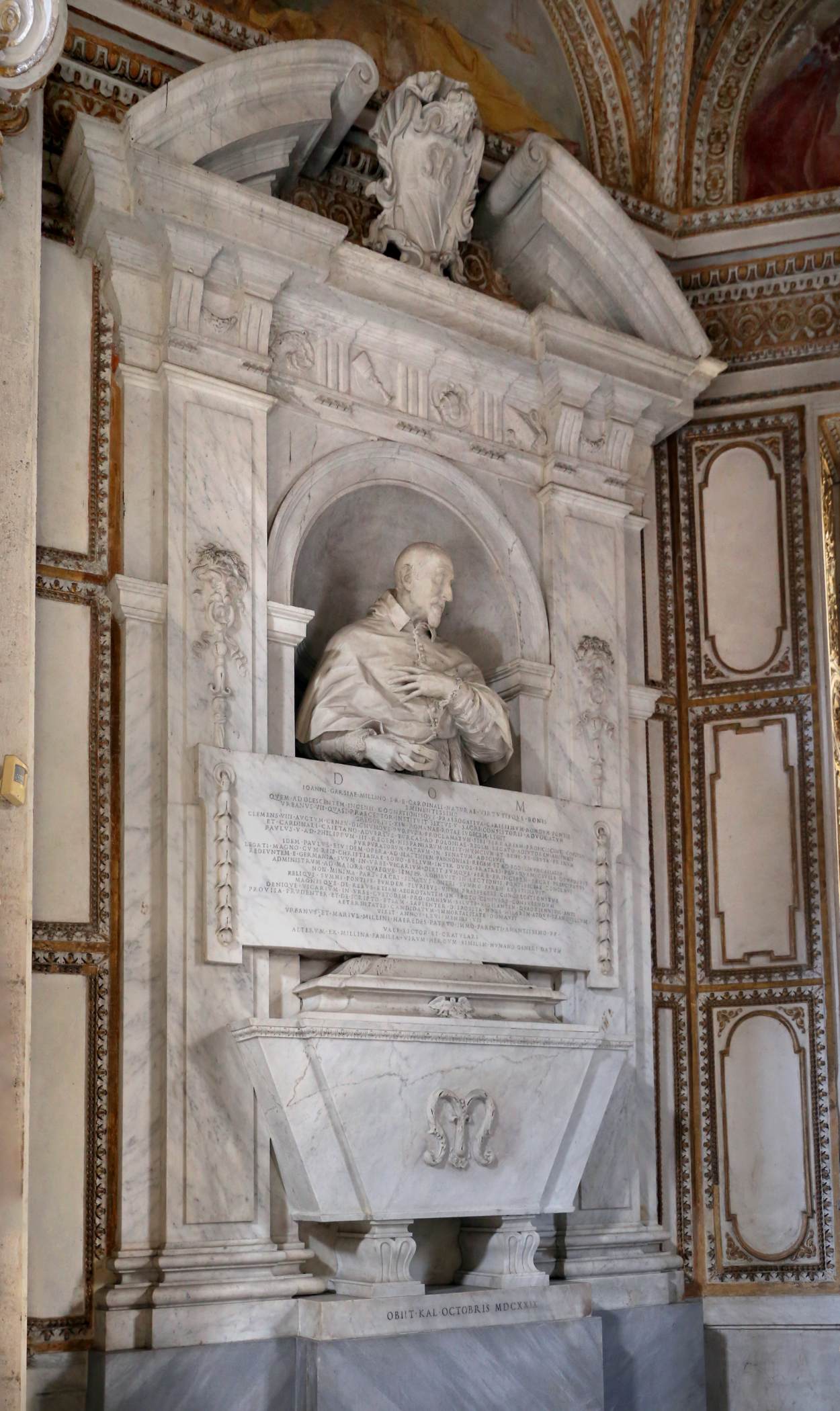 Tomb of Cardinal Giovanni Garzia Mellini by ALGARDI, Alessandro