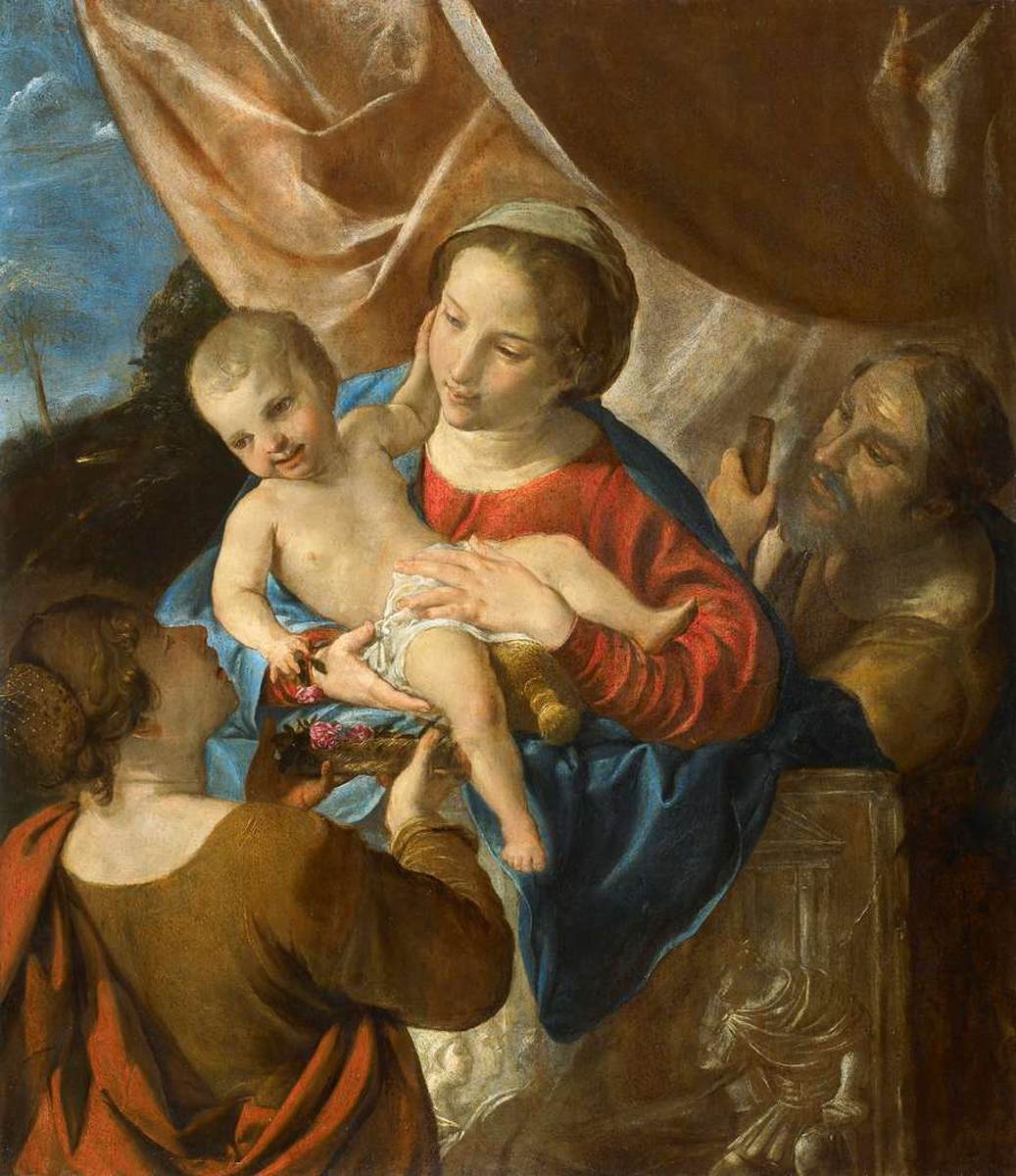 The Holy Family with St Dorothy by