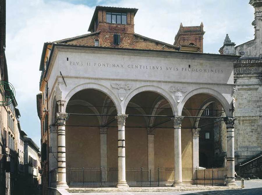 View of the Loggia del Papa by