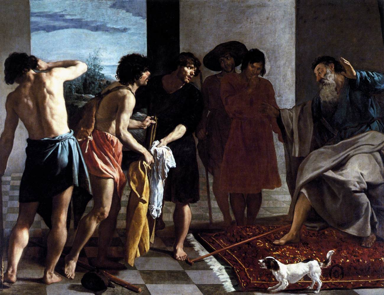 Joseph's Bloody Coat Brought to Jacob by VELÁZQUEZ, Diego Rodriguez de Silva y