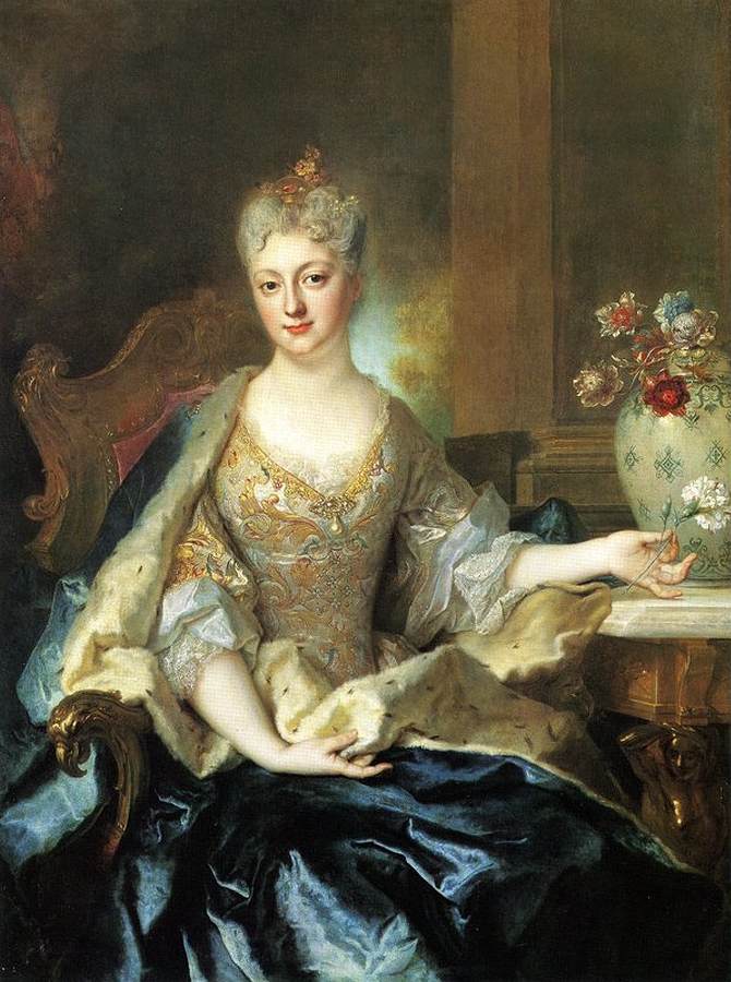 Portrait of the Duchesse de Saint-Aignan by LARGILLIÈRE, Nicolas de