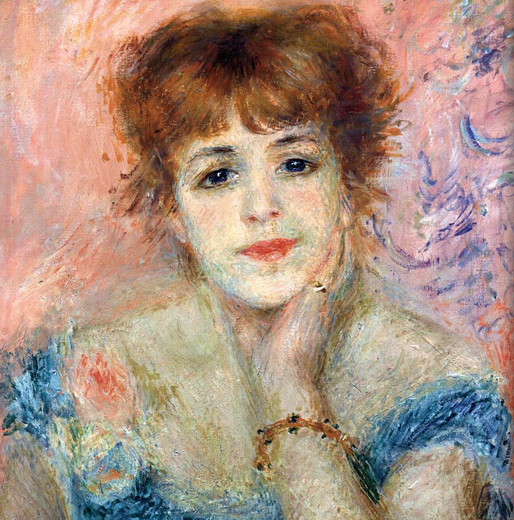 Portrait of Jeanne Samary (detail) by RENOIR, Pierre-Auguste