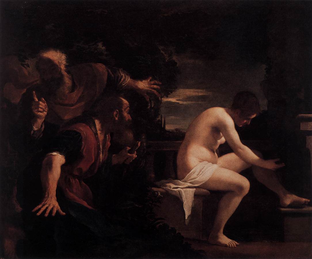 Susanna and the Elders by GUERCINO