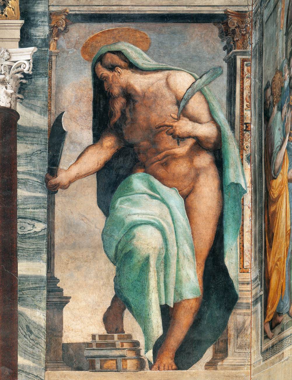 St Bartholomew by SALVIATI, Cecchino del