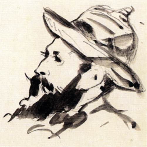 Claude Monet by MANET, Edouard