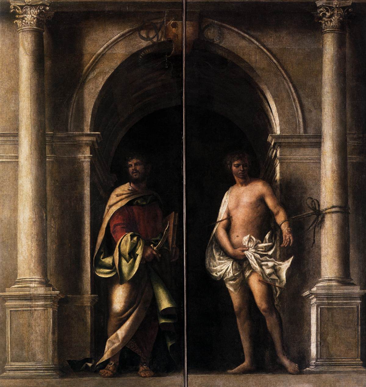 St Bartholomew and St Sebastian by