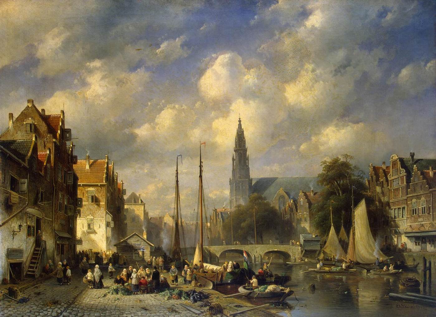 Urban Landscape by LEICKERT, Charles Henri Joseph