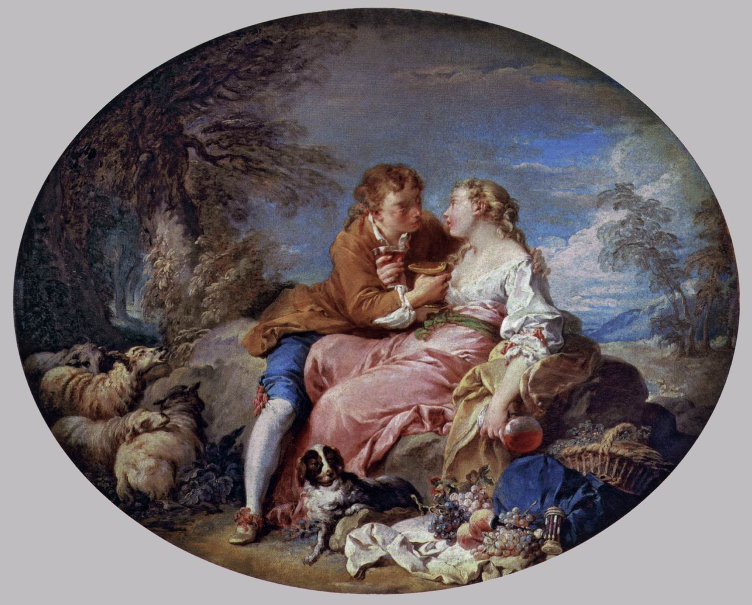 Pastoral Scene by BOUCHER, François