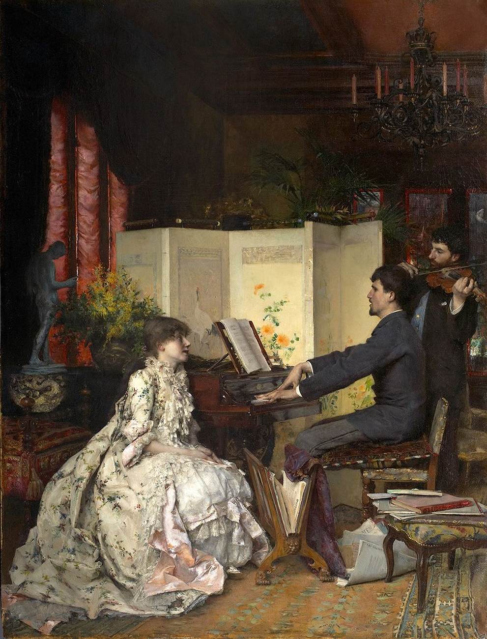 Little Concert by DAGNAN-BOUVERET, Pascal-Adolphe-Jean