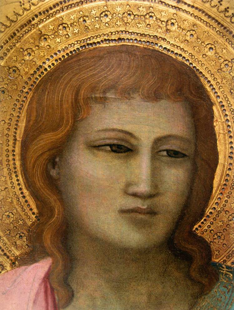 Sts John the Baptist, John the Evangelist and James (detail) by