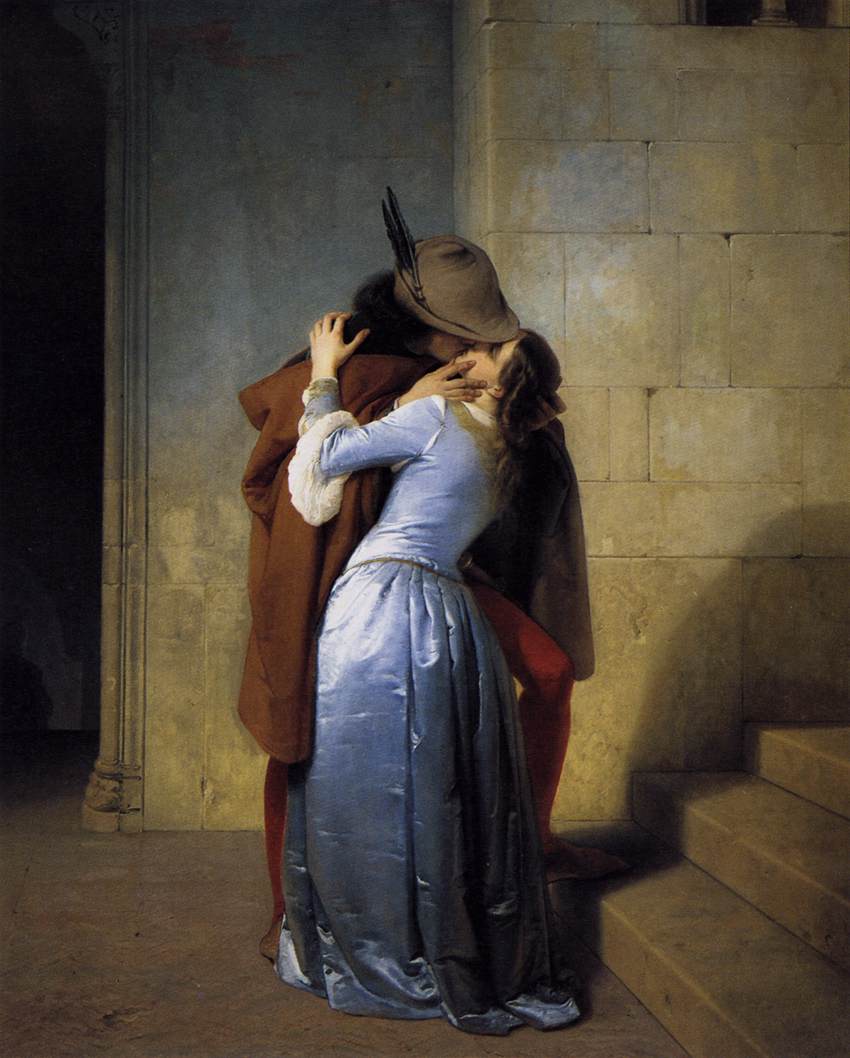 The Kiss by HAYEZ, Francesco