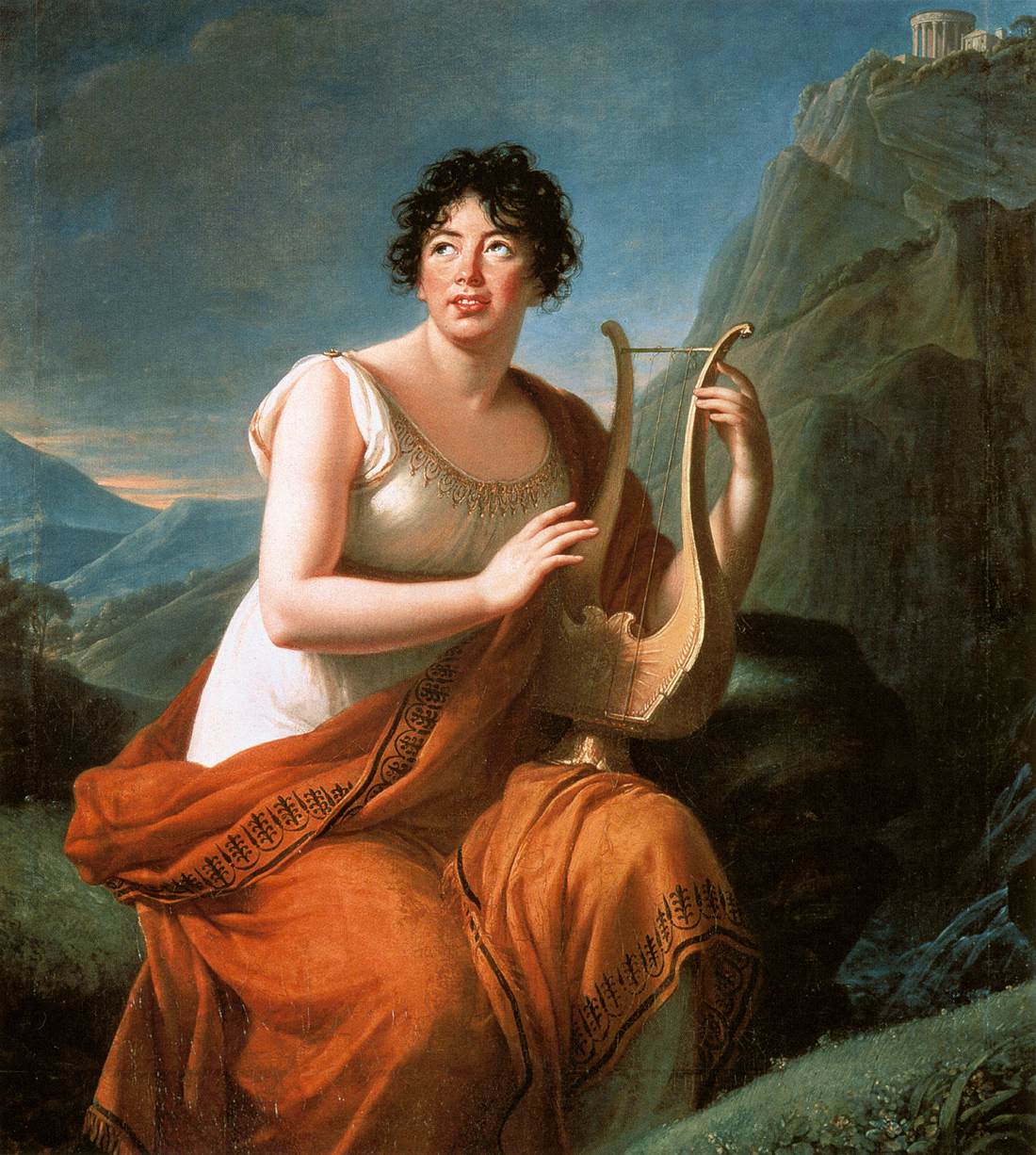 Portrait of Madame de Staël as Corinne on Cape Misenum by