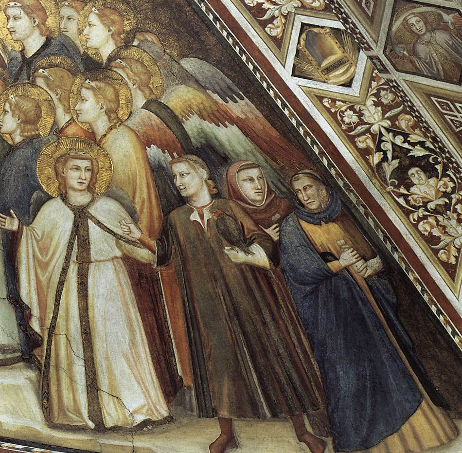 Allegory of Poverty (detail) by GIOTTO di Bondone