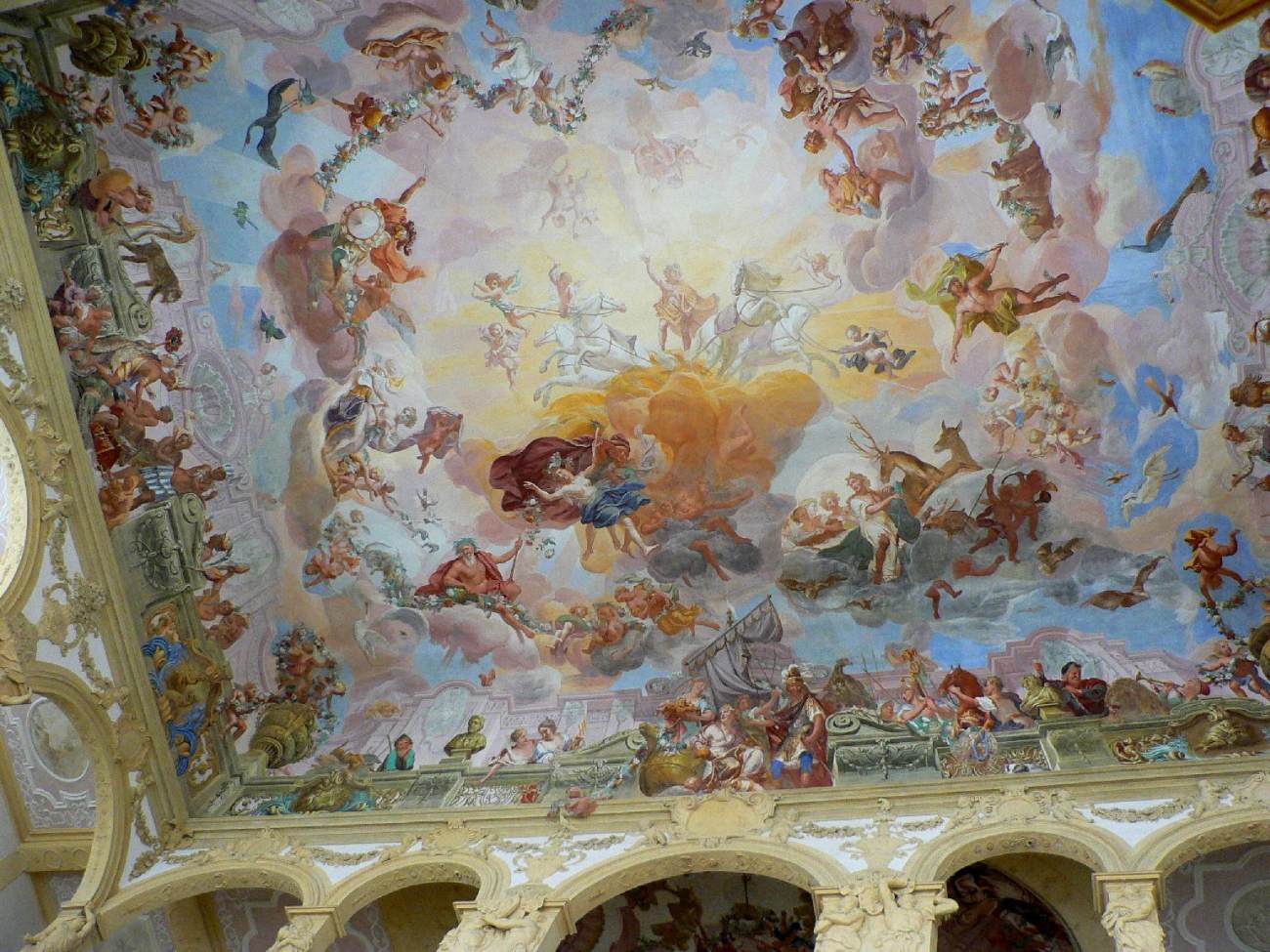 Ceiling fresco by BYSS, Johann Rudolf