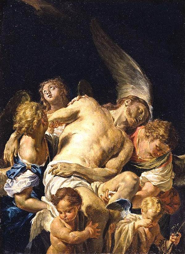 Dead Christ Supported by Angels by