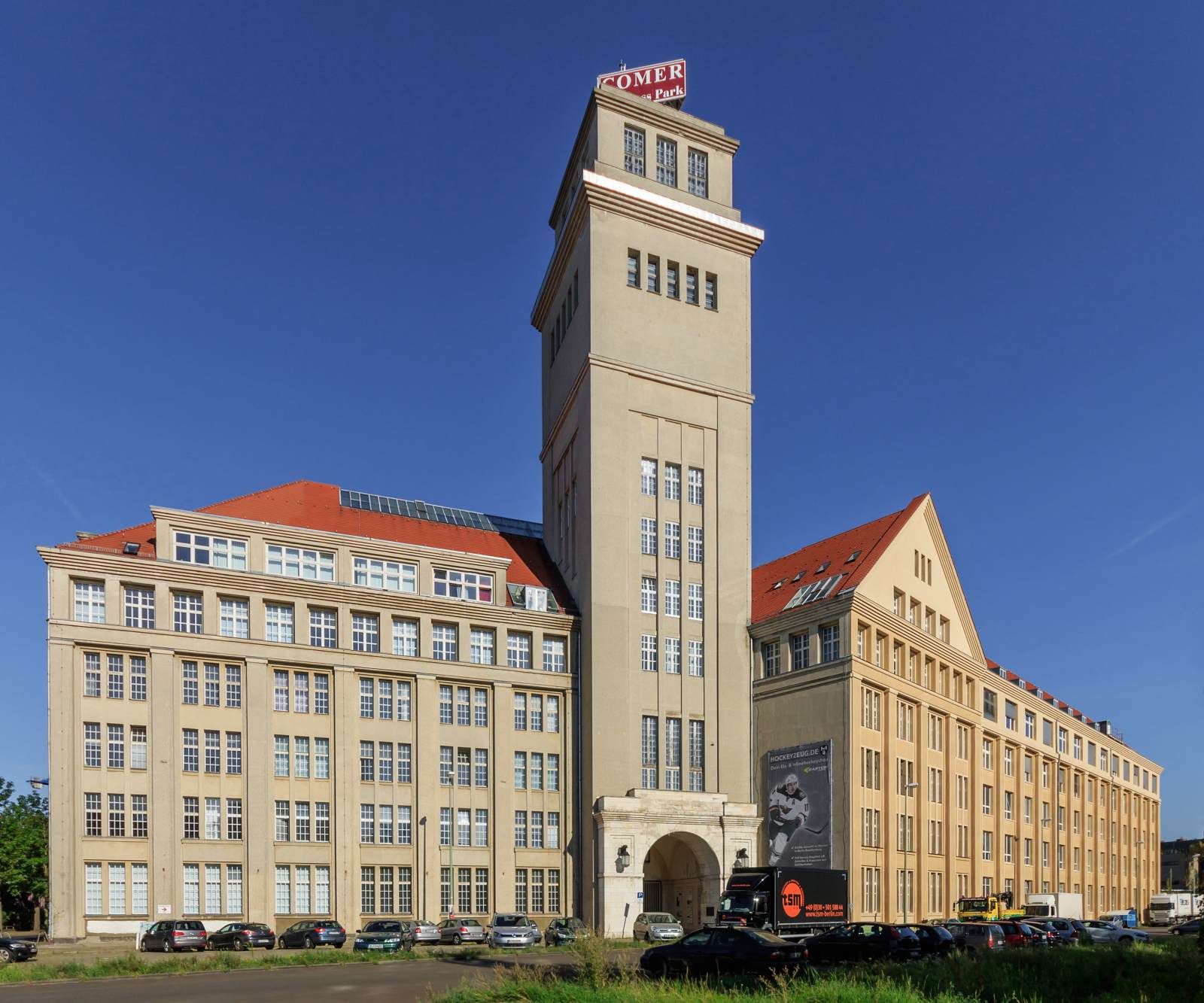 Former industry building: general view by