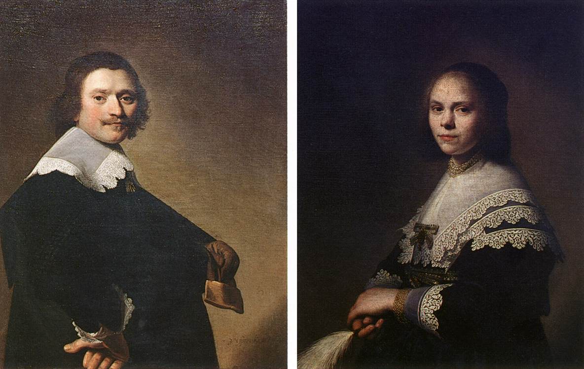 Portrait of a Man and Portrait of a Woman by