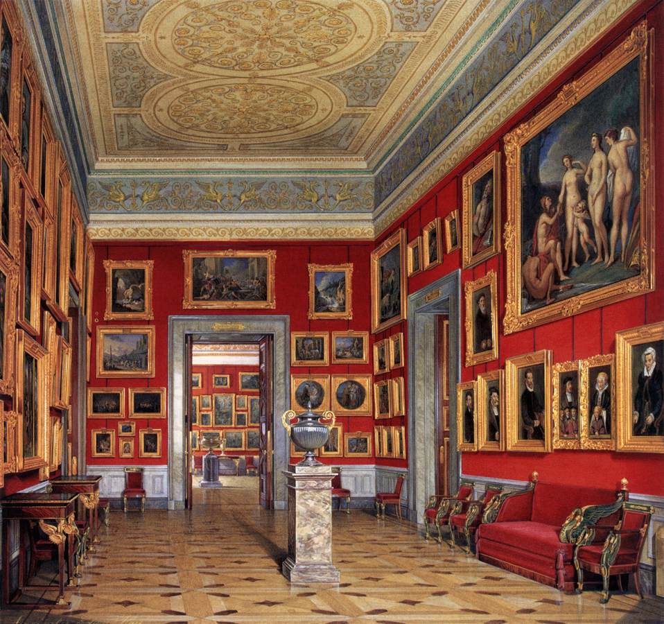 The Room of the German School in the New Hermitage by HAU, Edward Petrovich