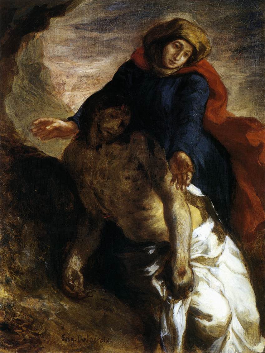 Pietà by DELACROIX, Eugène