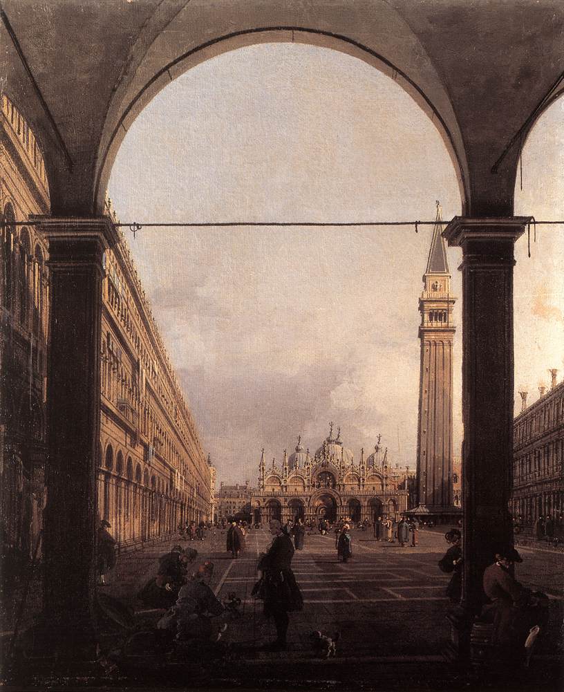 Piazza San Marco: Looking East from the North-West Corner by