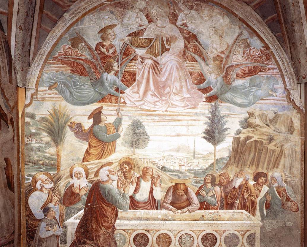 Assumption of the Virgin by GOZZOLI, Benozzo