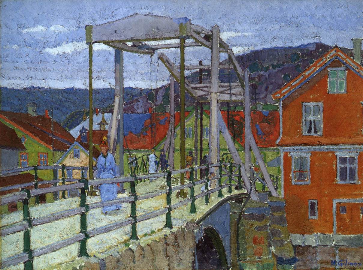 Canal Bridge, Flekkefjord by GILMAN, Harold