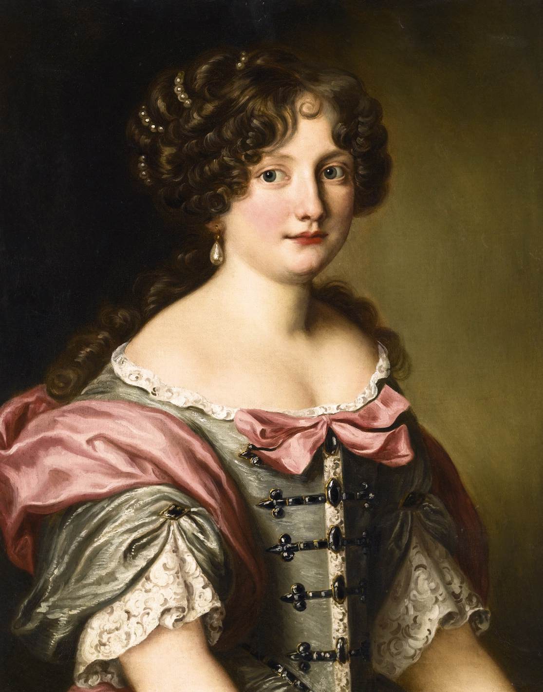 Portrait of Anna Maria Carpegna Naro by VOET, Jacob Ferdinand