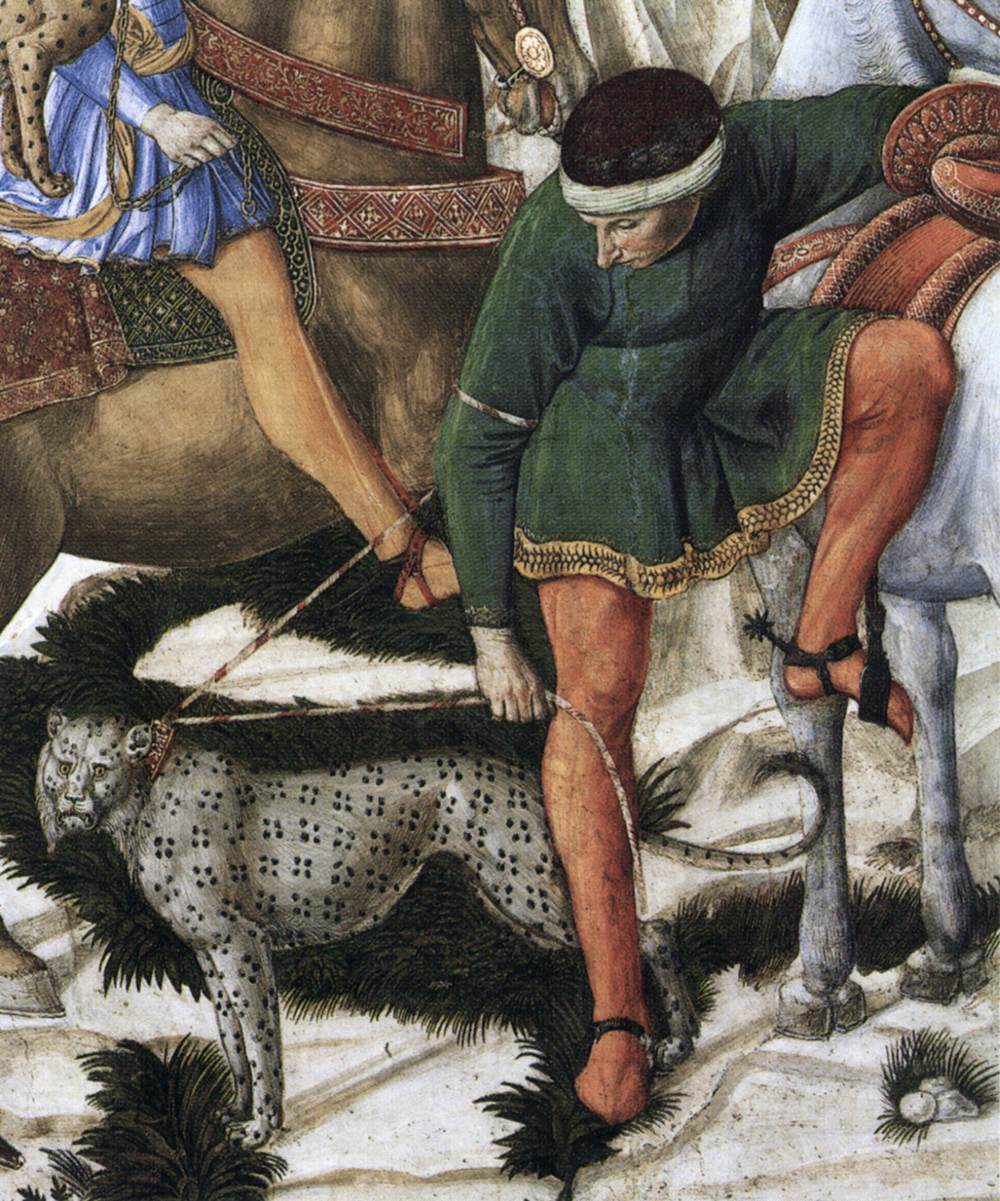 Procession of the Oldest King (detail) by GOZZOLI, Benozzo