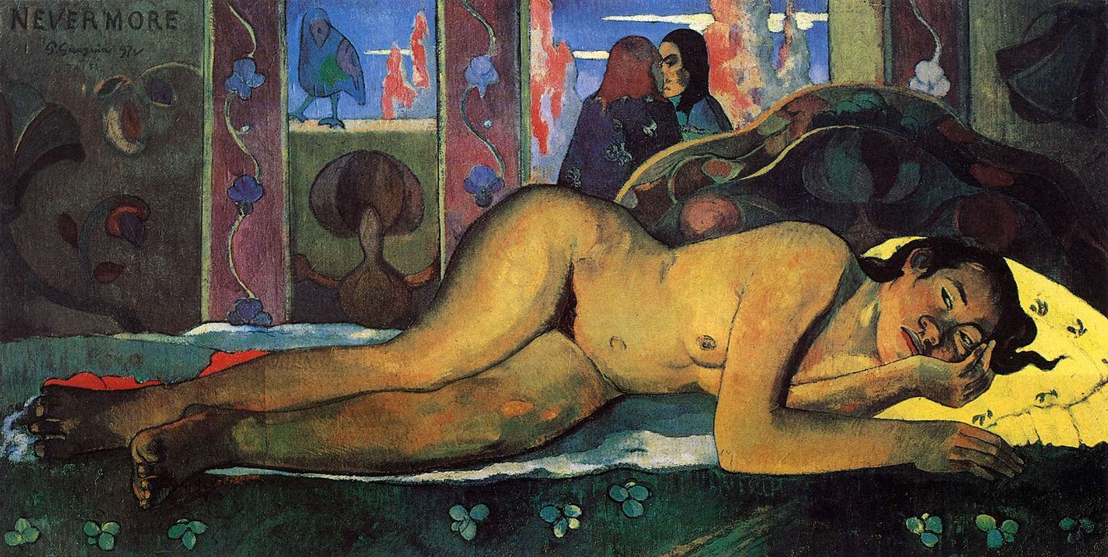 Nevermore (O Taiti) by GAUGUIN, Paul