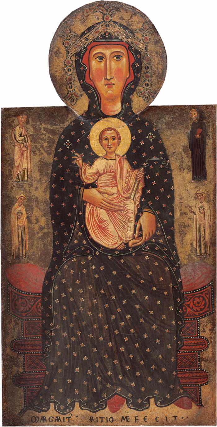 Madonna and Child Enthroned by