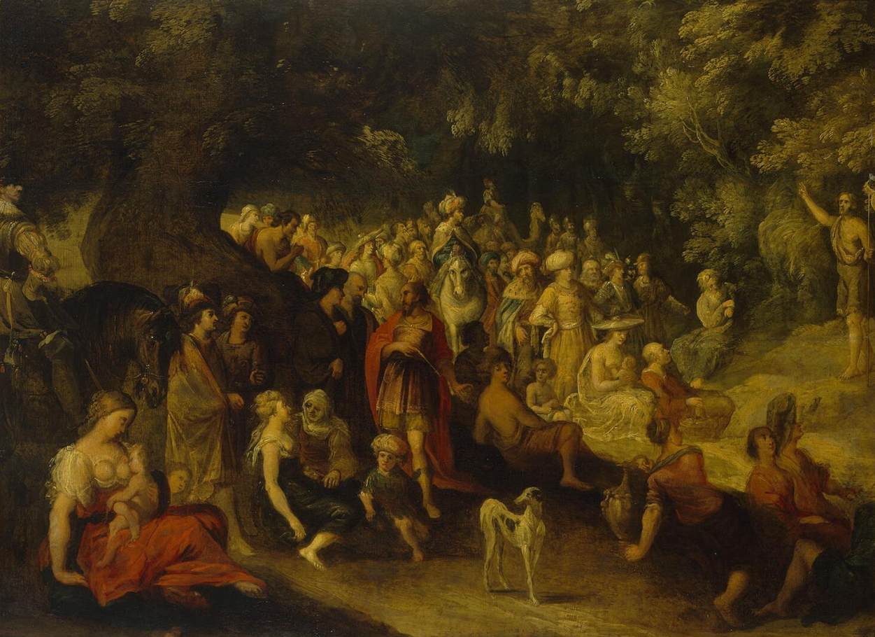 Sermon of St John the Baptist by JORDAENS, Hans III